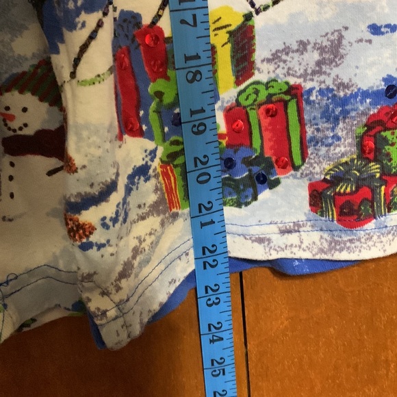 JANE ASHLEY - Winter Scene , Long Sleeve Shirt. 100% Cotton (XL) - Picture 3 of 10